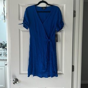Blue Lulu’s tie dress
